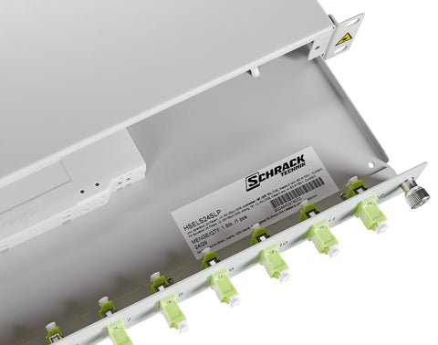 Splicebox, 24 fibre,LC,50/125?m OM5, culisant,19",1UV , ECO