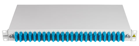 Splicebox FO, 48 Fibre, SC, 9/125µm OS2, 19", 1U, Class C