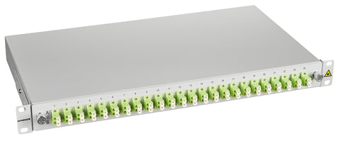 Splicebox, 48 fibre,LC,50/125?m OM5, culisant,19",1UV , ECO