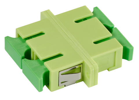 Cuplor FO SC-Duplex, Plastic, OM5, ceramic, flanșă