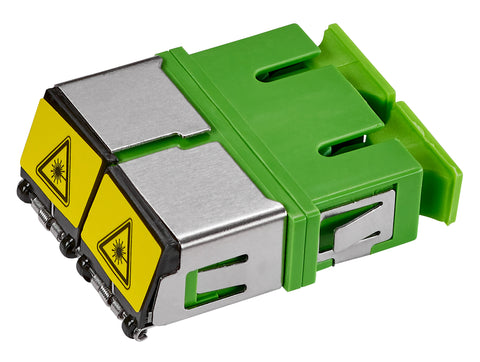 Cuplor FO SC/APC-Duplex, Plastic, OS2, ceramic, fără flanșă