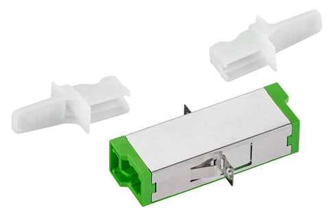 Cuplor FO E2000/APC Duplex, Plastic, OS2, ceramic, flanșă