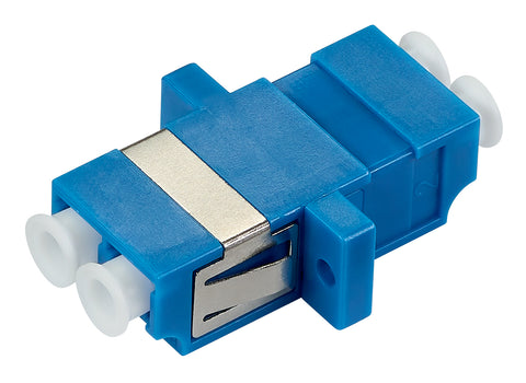 Cuplor FO LC-Duplex, Plastic, OS2, ceramic, flanșă