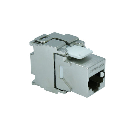 Modul RJ45 ecranat, cat 6 Class E, TOOLLESS LINE