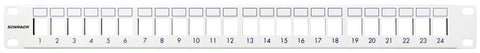 Patchpanel pt. 24 module TOOLLESS LINE, 1UH, 19", RAL7035