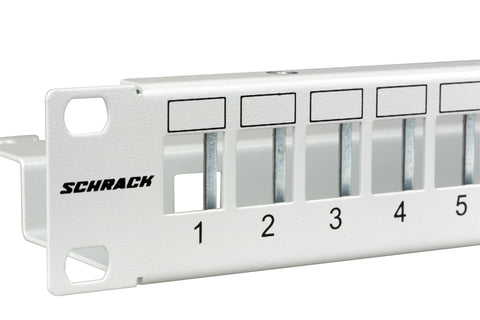 Patchpanel gol 19" pentru 24 module (SFA)(SFB), 1U, RAL7035