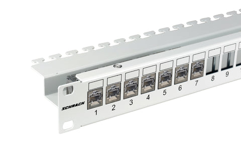 Patchpanel gol 19" pentru 24 module (SFA)(SFB), 1U, RAL7035