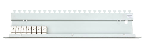 Patchpanel gol 19" pentru 24 module (SFA)(SFB), 1U, RAL7035