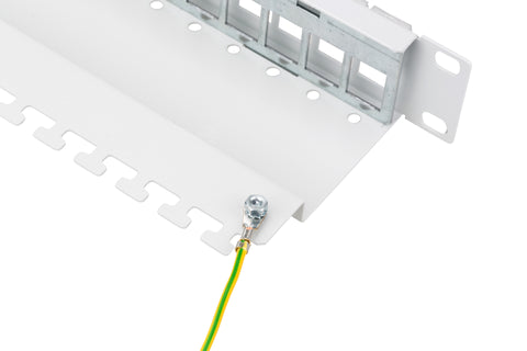 Patchpanel gol 19" pt. 24 module(SFA)(SFB),loc pt. Etichete