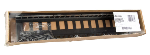 Patchpanel 19" 24 porturi(SFA)(SFB) goale,1UH,negru,scurt