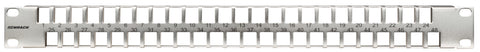 Patchpanel 19" gol pt. 48 module (SFB),1U,oțel