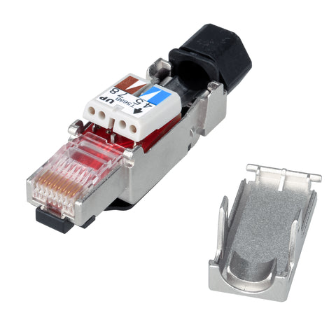 Conector IP20 RJ45G Cat.6a pt. AWG23