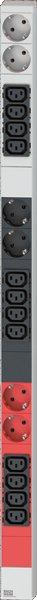 PDU IT METER LINE pasiv, IN: 1xCEE 16A roşu, OUT: 12xprize C