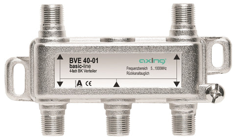 Splitter BK 1xF-Mamă-4xF-Mamă,Multimedia,5-1006MHz,BVE40-01