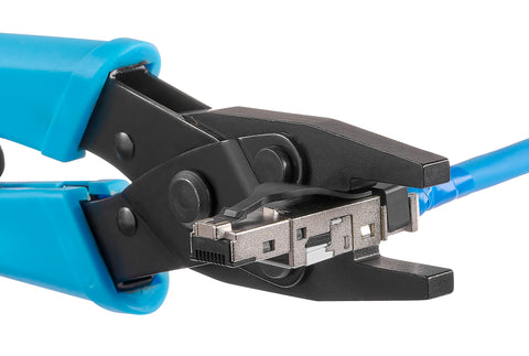 Parallel Plier for closing of S-JACK housing and
