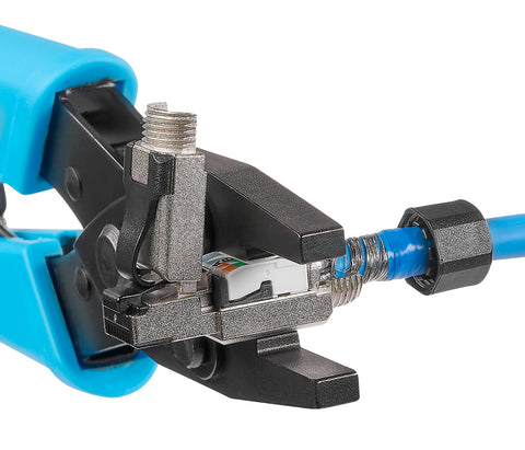 Parallel Plier for closing of S-JACK housing and