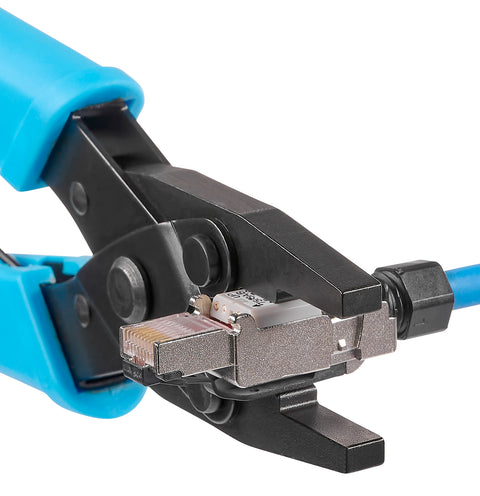 Parallel Plier for closing of S-JACK housing and