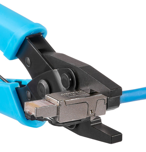Parallel Plier for closing of S-JACK housing and