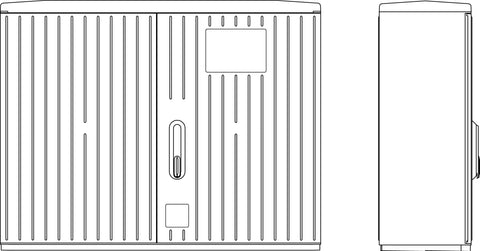 Dulap pol. striat RAL7035,măr 2,180°,1115x869x320mm, uşă dbl