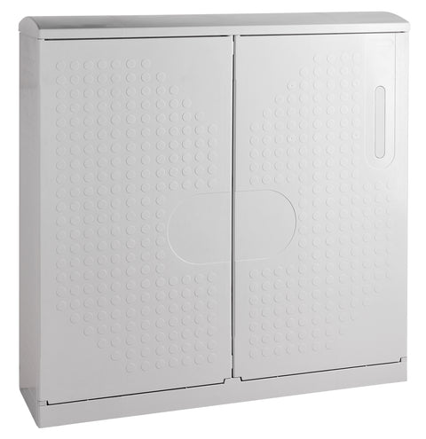 Cable management enclosure Series J, dotted, 2 doors, size 2