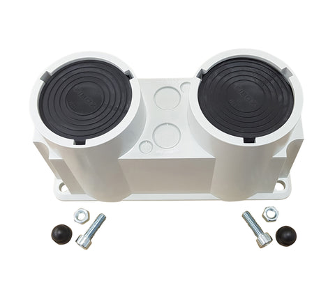 Flanşă cu elemente de preluare cabluri, măr. 2, 2x30-60mm