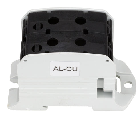 Clemă dublă Al-Cu,1 p. negru, 95mmp / 70mmp cu pin