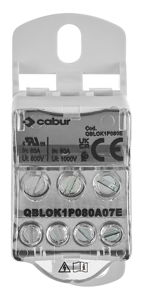 Clemă deriv. 1 pol 80 A, 1x16 mm² / 2x16mm² si 4x6 mm²