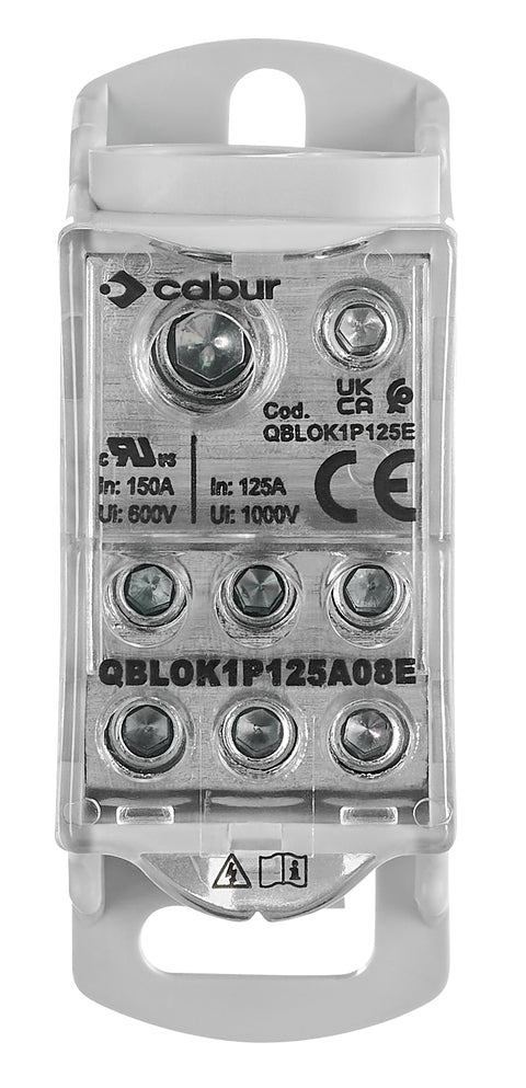 Clemă deriv. 1 pol 125 A, 1x35 mm²+7x16 mm²