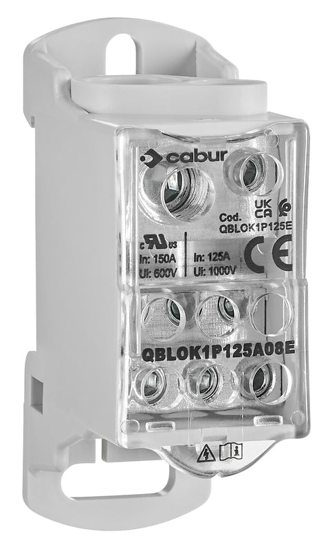 Clemă deriv. 1 pol 125 A, 1x35 mm²+7x16 mm²