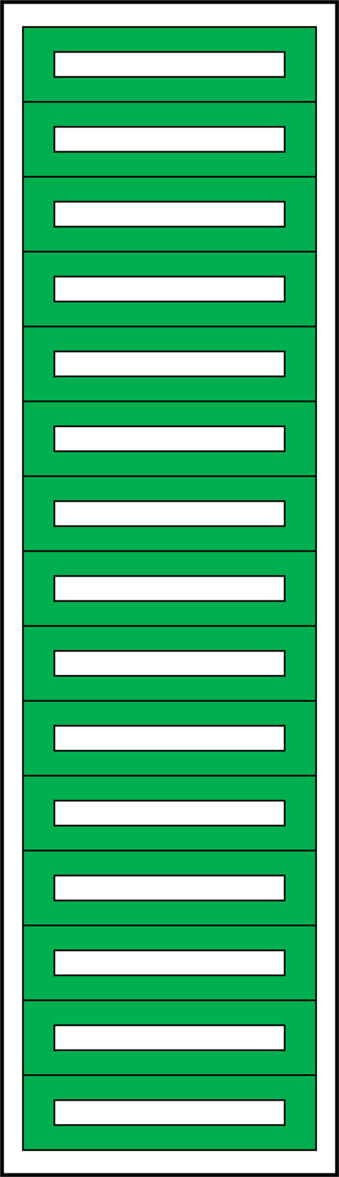 Cadru montaj compl. 2-45UV, 15 şine, plastr.plastic
