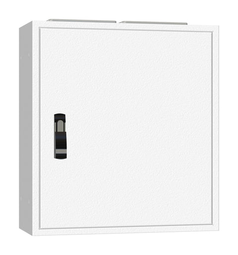 Ramă aplicată+uşă 2A-12, A=250mm+placă sp.+mâner rot. IP54