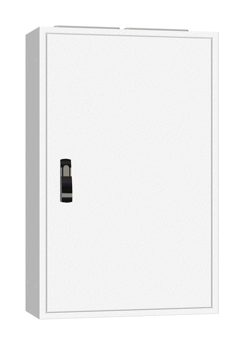 Ramă aplicată+uşă 2A-18, A=250mm+placă sp.+mâner rot. IP54