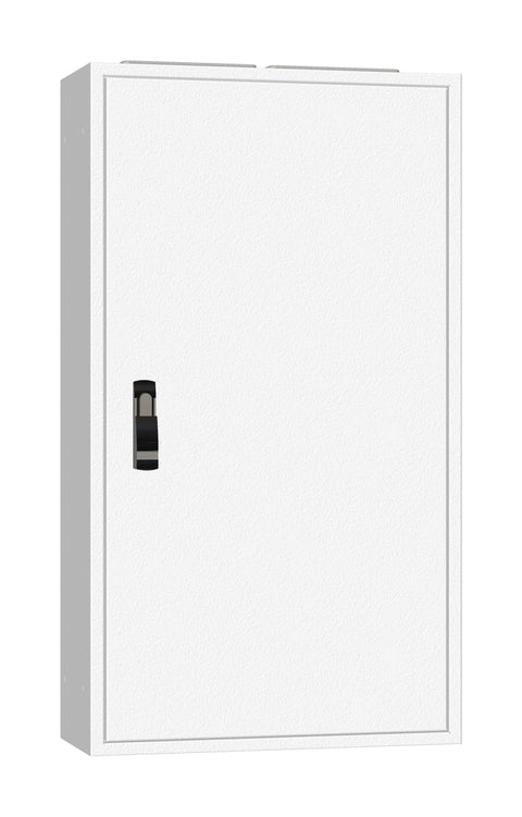 Ramă aplicată+uşă 2A-21, A=250mm+placă sp.+mâner rot. IP54