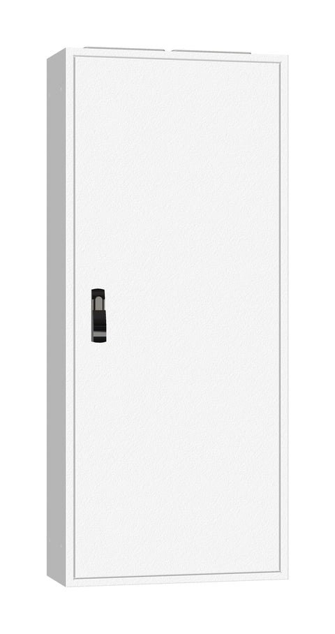 Ramă aplicată+uşă 2A-28, A=250mm+placă sp.+mâner rot. IP54