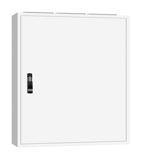 Ramă aplicată+uşă 3A-18, A=250mm+placă sp.+mâner rot. IP54