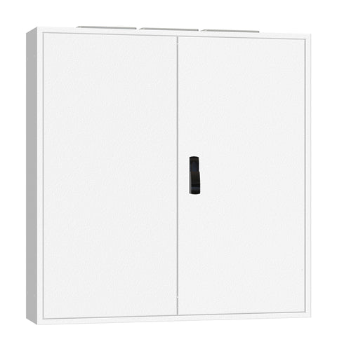 Ramă aplicată+uşă 4A-21, A=250mm+placă sp.+mâner rot. IP54