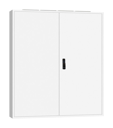 Ramă aplicată+uşă 5A-28, A=250mm+placă sp.+mâner rot. IP54