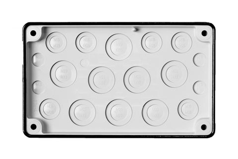 Cable entry gland plate, 4xM16, 6xM25/16, 8xM32/20