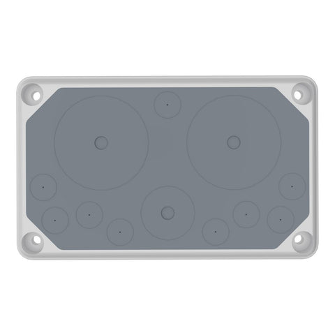 Cable entry gland plate, IP55, 9xØ3-20, 1xØ3-40, 2xØ3-70mm