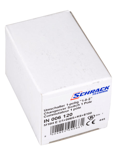 Comutator alternativ de panou 1-0-2, 1-pol/20 A