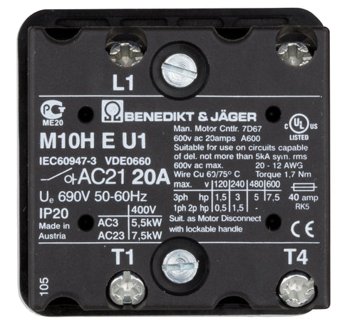 Comutator alternativ de panou 1-0-2, 1-pol/20 A