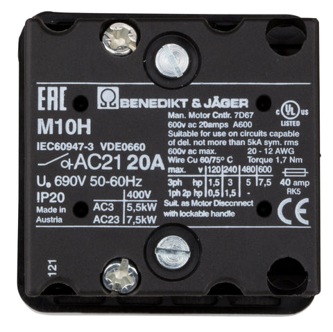 Întreruptor cu revenire START 1p 20A