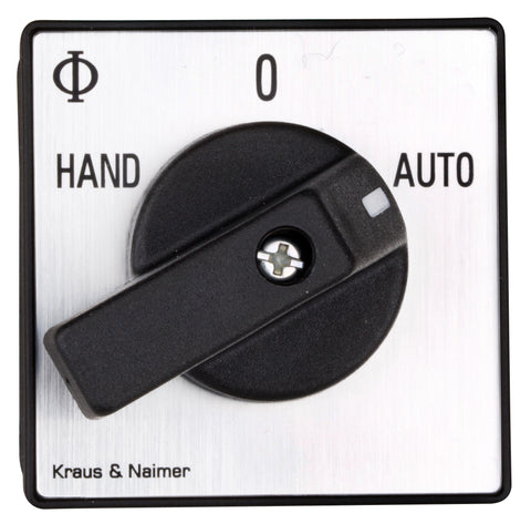 Comutator de selectie Hand-0-Auto de panou 20A 1p