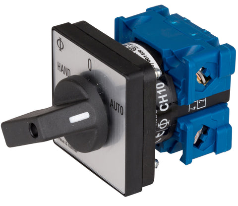 Comutator de selectie Hand-0-Auto de panou 20A 1p