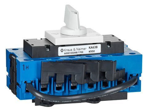 KA63 Changeover Switch Netz-0-Notstrom, modular, 4-pole 63A