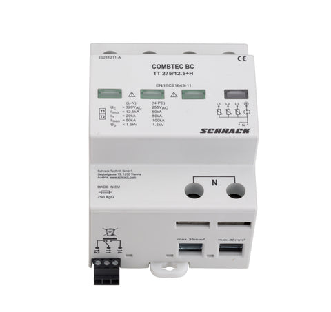 Descarcator COMBTEC BC TT 275/12,5+contact auxiliar