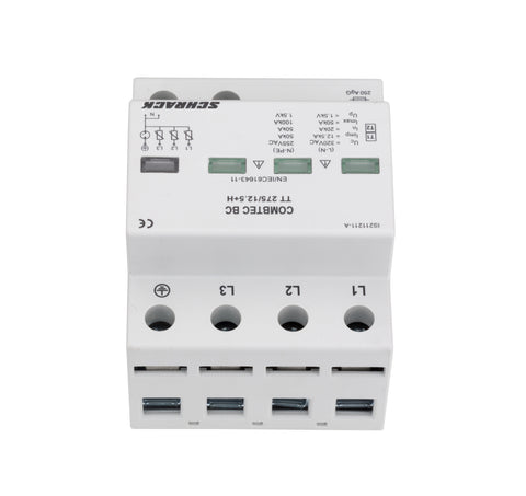 Descarcator COMBTEC BC TT 275/12,5+contact auxiliar