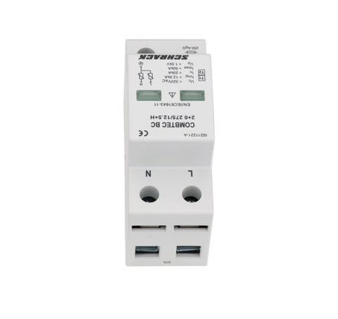 Descarcator COMBTEC BC 2+0 275/12,5+contact auxiliar