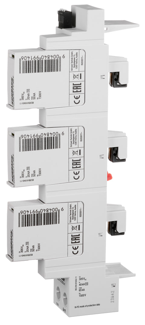 Surge Arrester for 60mm System 3+1, AX, TT/TN-S, Class 2(C)