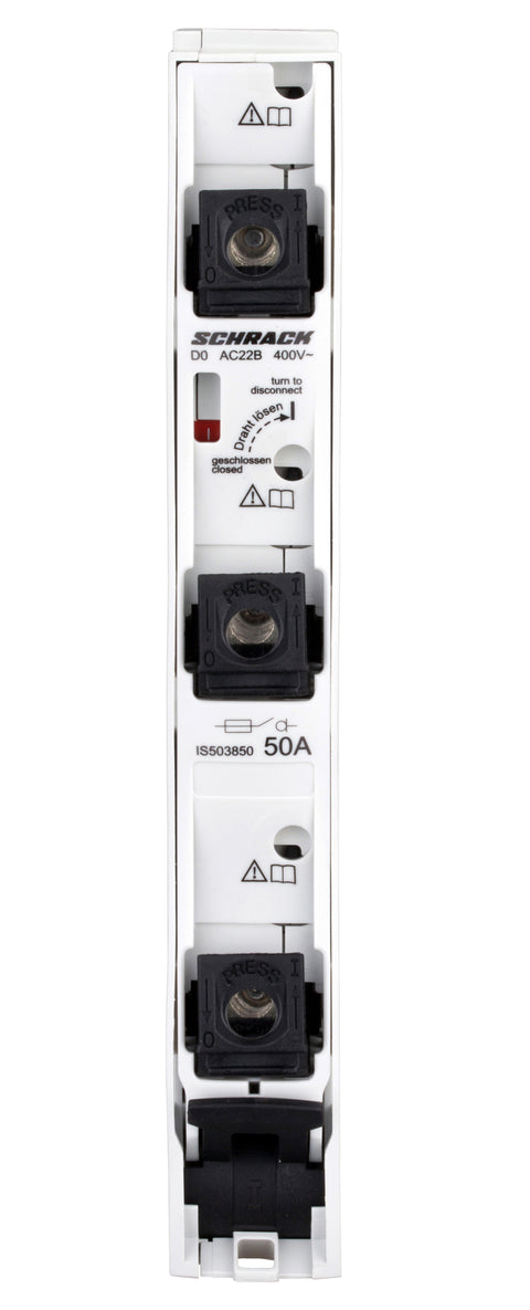 Separator de sarcină ARROW R, 3 poli, 50A, D02, complet
